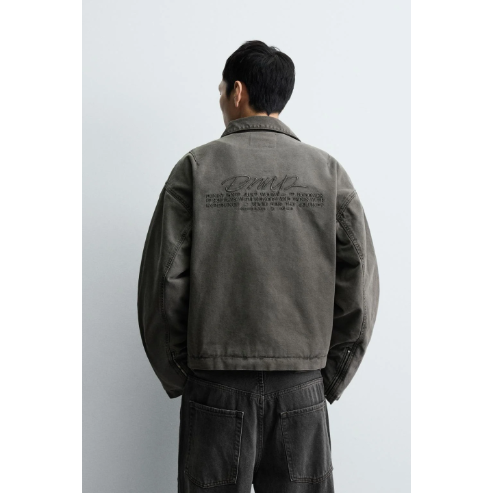 Вышитый укороченный пиджак