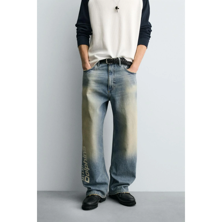 ДЖИНСЫ RELAXED FIT С ВЫШИВКОЙ NFL MIAMI DOLPHINS