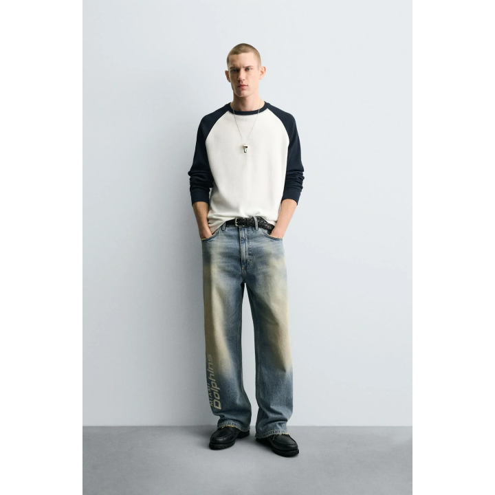 ДЖИНСЫ RELAXED FIT С ВЫШИВКОЙ NFL MIAMI DOLPHINS