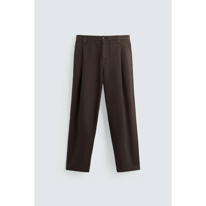 СТРУЯЩИЕСЯ БРЮКИ СО СКЛАДКАМИ