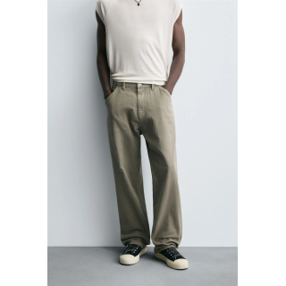 БРЮКИ КАРГО С ЭФФЕКТОМ ПОТЕРТОСТИ