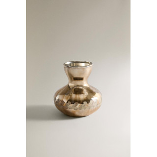 Античная стеклянная мини-ваза для рождества