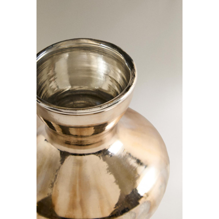 Античная стеклянная мини-ваза для рождества