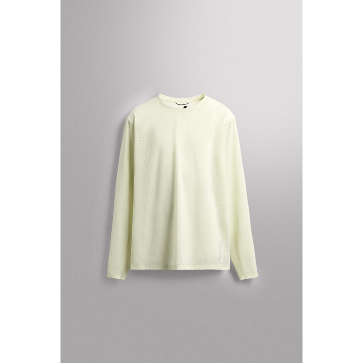 ПЕРФОРИРОВАННАЯ ФУТБОЛКА С ДЛИННЫМИ РУКАВАМИ