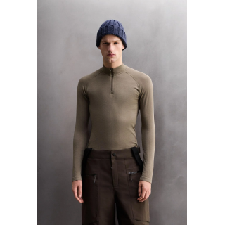 КОМПРЕССИОННАЯ ФУТБОЛКА ДЛЯ КАТАНИЯ НА ЛЫЖАХ С ВОРОТНИКОМ НА МОЛНИИ