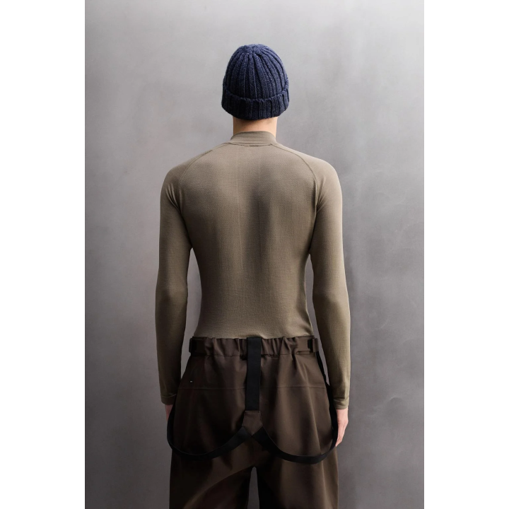 КОМПРЕССИОННАЯ ФУТБОЛКА ДЛЯ КАТАНИЯ НА ЛЫЖАХ С ВОРОТНИКОМ НА МОЛНИИ