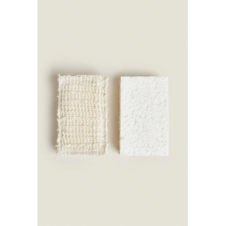 LEATHER AND ROPE DOG COLLAR