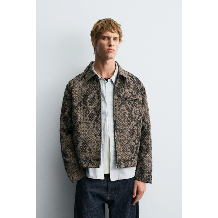 ТЕКСТУРИРОВАННАЯ КУРТКА ЖАККАРД