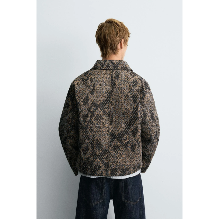 ТЕКСТУРИРОВАННАЯ КУРТКА ЖАККАРД