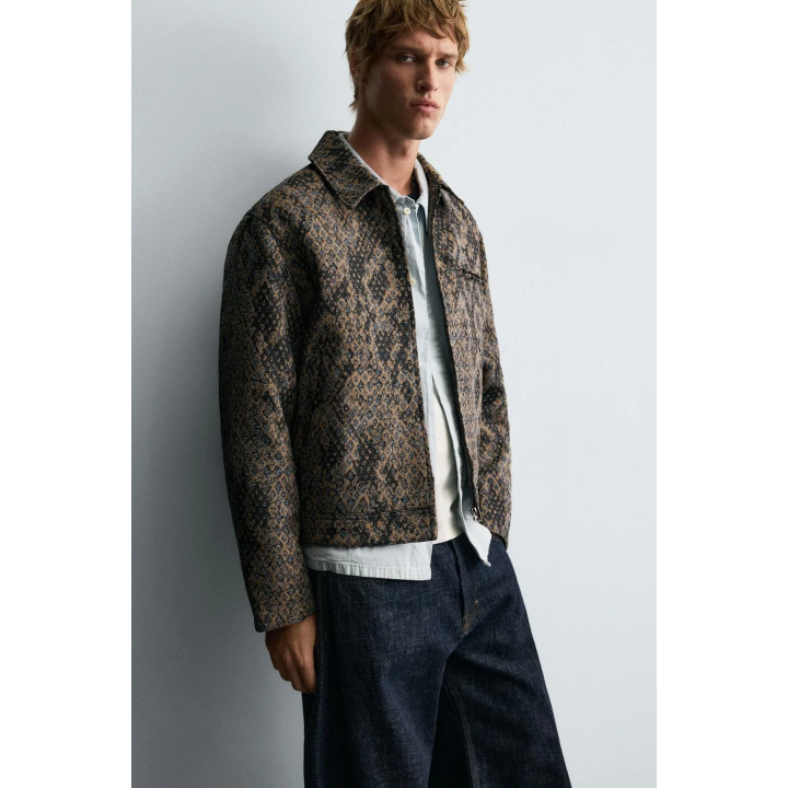 ТЕКСТУРИРОВАННАЯ КУРТКА ЖАККАРД