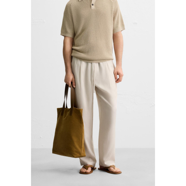 БРЮКИ RELAXED FIT ИЗ ЛИОЦЕЛЛА