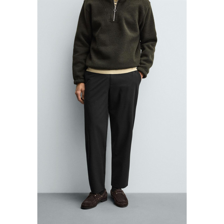 Брюки из комфортного текстурированного материала