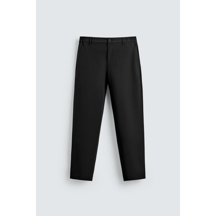 Брюки из комфортного текстурированного материала