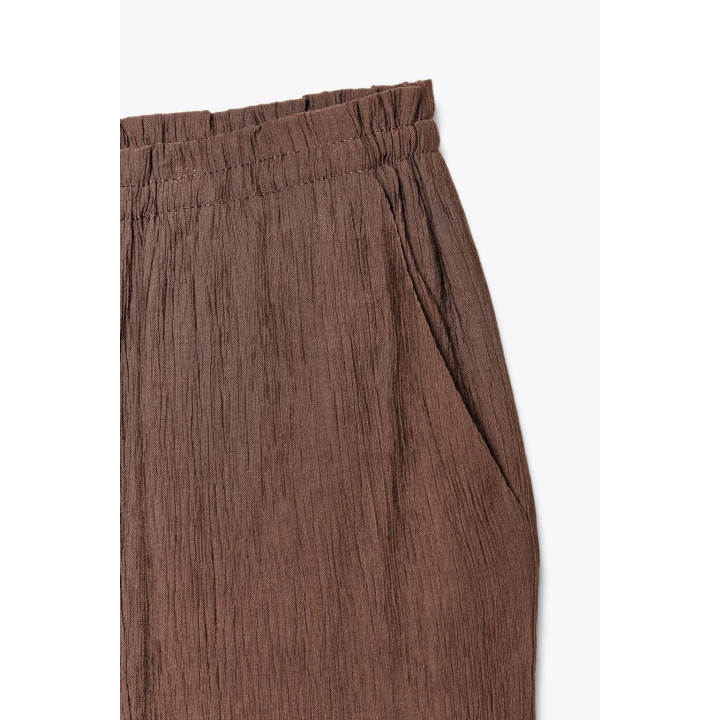 БРЮКИ ИЗ ТКАНИ С РЕЛЬЕФНЫМ УЗОРОМ