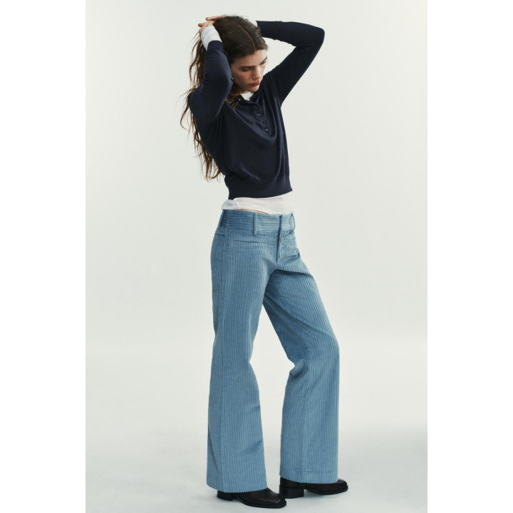 РАСКЛЕШЕННЫЕ ВЕЛЬВЕТОВЫЕ БРЮКИ