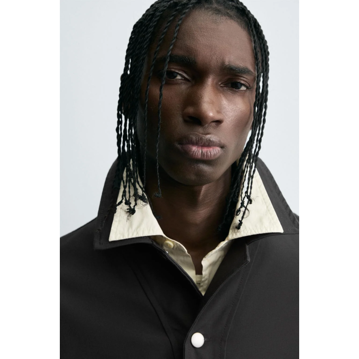 УКОРОЧЕННАЯ КУРТКА-РУБАШКА