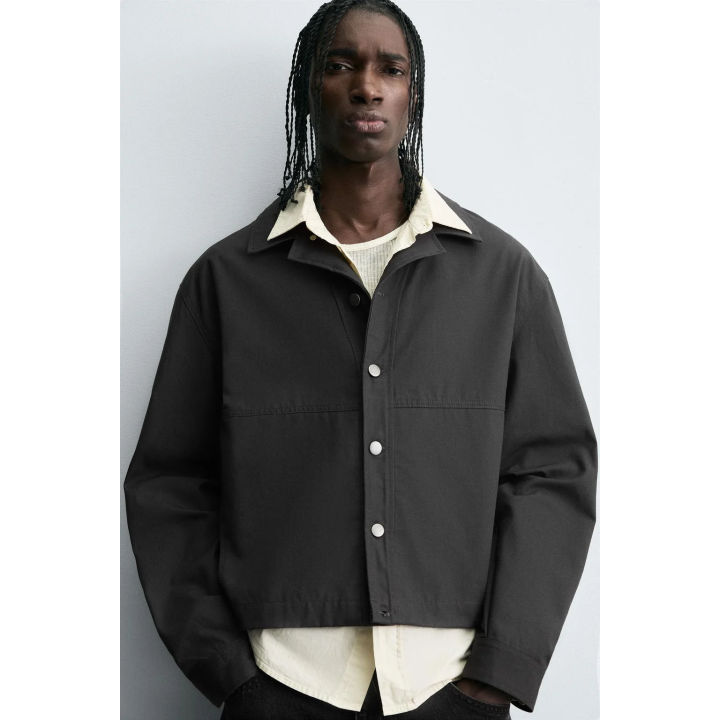 УКОРОЧЕННАЯ КУРТКА-РУБАШКА