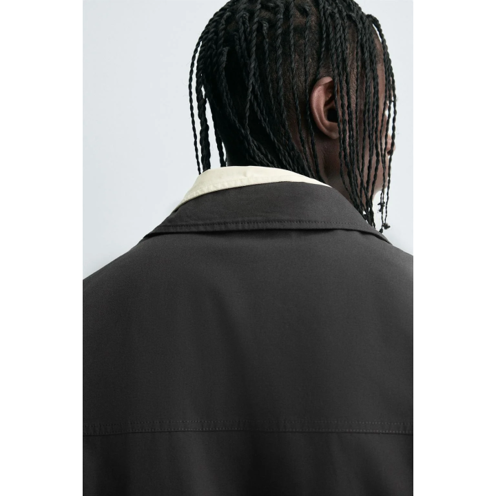 УКОРОЧЕННАЯ КУРТКА-РУБАШКА