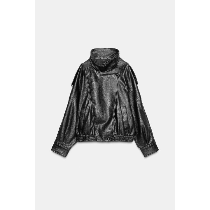 КУРТКА ИЗ ИСКУССТВЕННОЙ КОЖИ