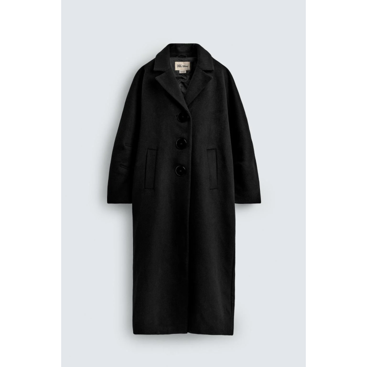 ДЛИННОЕ ПАЛЬТО СВОБОДНОГО КРОЯ HARRY LAMBERT FOR ZARA X DISNEY
