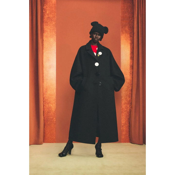 ДЛИННОЕ ПАЛЬТО СВОБОДНОГО КРОЯ HARRY LAMBERT FOR ZARA X DISNEY