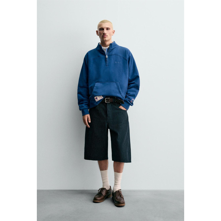 ТОЛСТОВКА CHAMPION ® X ZARA С ВОРОТНИКОМ НА МОЛНИИ