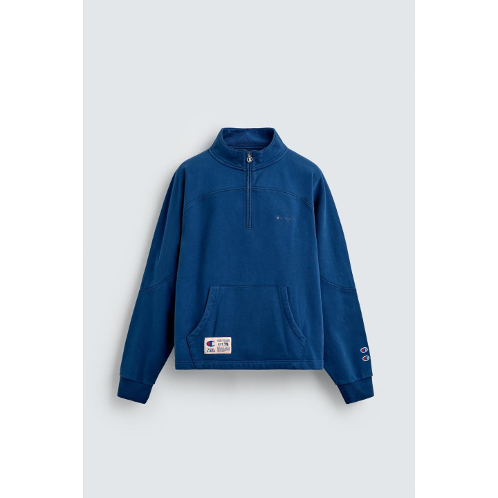 ТОЛСТОВКА CHAMPION ® X ZARA С ВОРОТНИКОМ НА МОЛНИИ