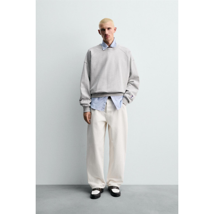 ТОЛСТОВКА CREWNECK С НАШИВКАМИ CHAMPION ® X ZARA