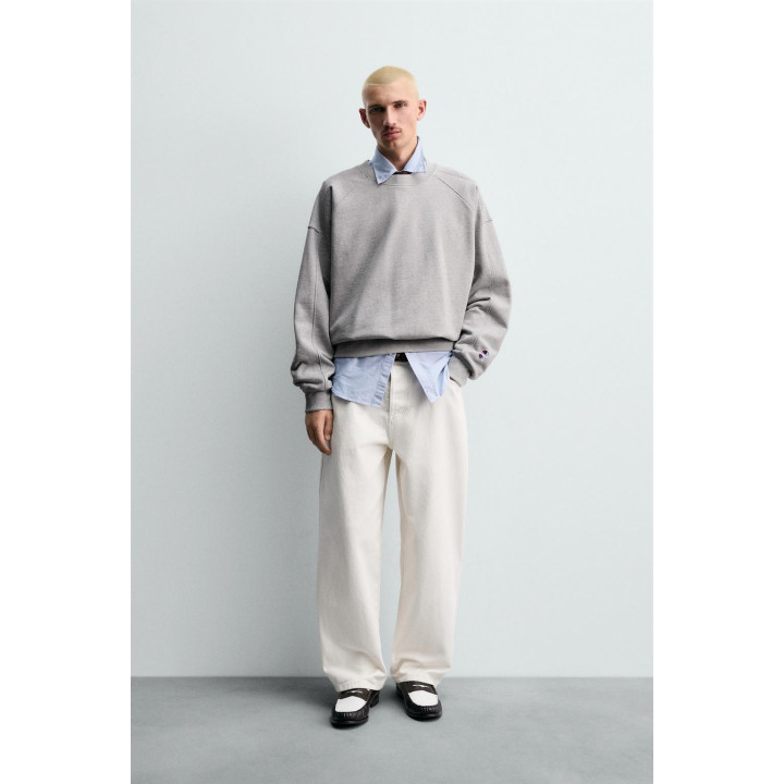 ТОЛСТОВКА CREWNECK С НАШИВКАМИ CHAMPION ® X ZARA