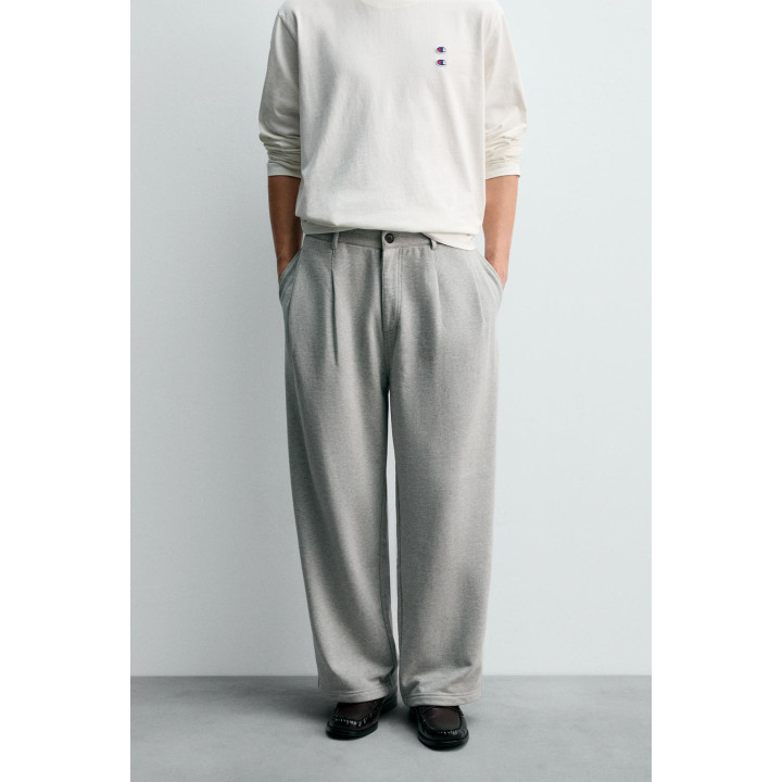 БРЮКИ RELAXED FIT СО СКЛАДКАМИ CHAMPION ® X ZARA
