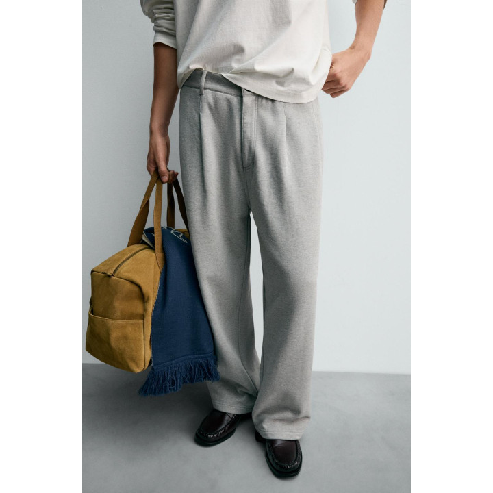 БРЮКИ RELAXED FIT СО СКЛАДКАМИ CHAMPION ® X ZARA