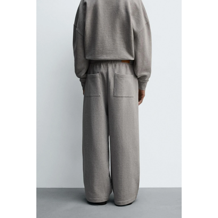 БРЮКИ WIDE FIT С ДЕКОРАТИВНЫМИ ШВАМИ