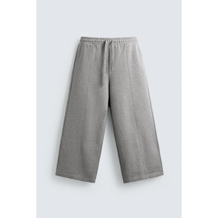 БРЮКИ WIDE FIT С ДЕКОРАТИВНЫМИ ШВАМИ