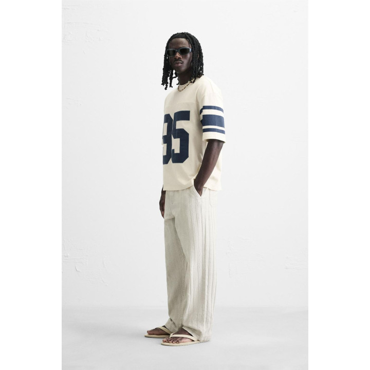 ФУТБОЛКА С ПРИНТОМ В СТИЛЕ ВАРСИТИ