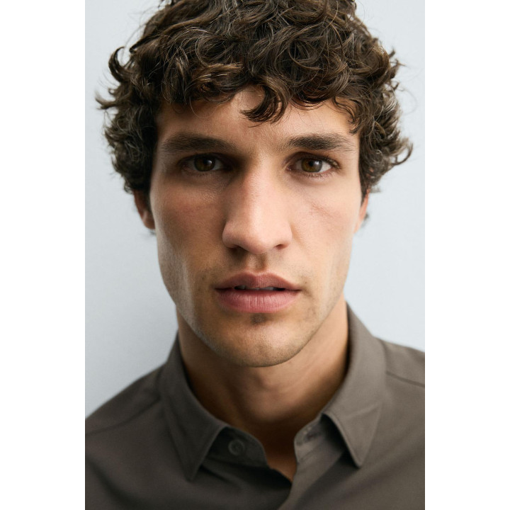 РУБАШКА ИЗ ЭЛАСТИЧНОЙ ТКАНИ