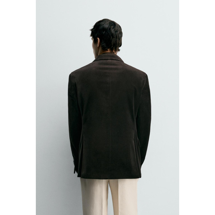 БАРХАТНЫЙ БЛЕЙЗЕР REGULAR FIT