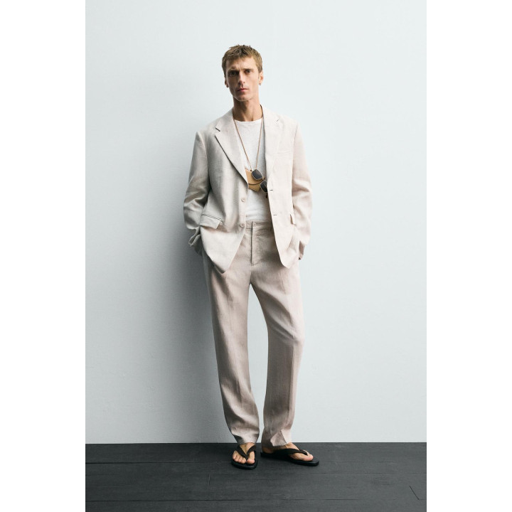 КОСТЮМНЫЙ БЛЕЙЗЕР ИЗ 100% ЛЬНА