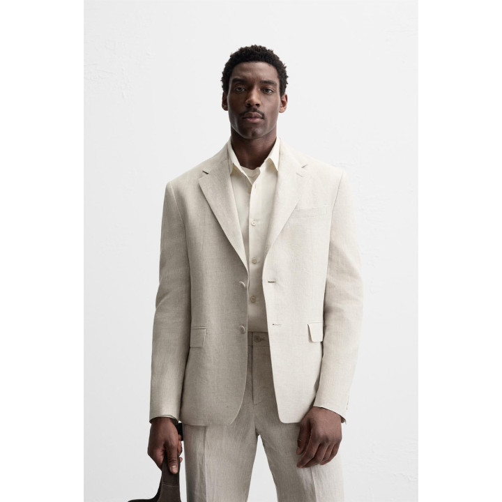 КОСТЮМНЫЙ БЛЕЙЗЕР ИЗ 100% ЛЬНА