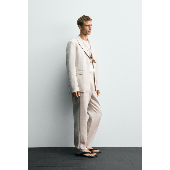 КОСТЮМНЫЙ БЛЕЙЗЕР ИЗ 100% ЛЬНА