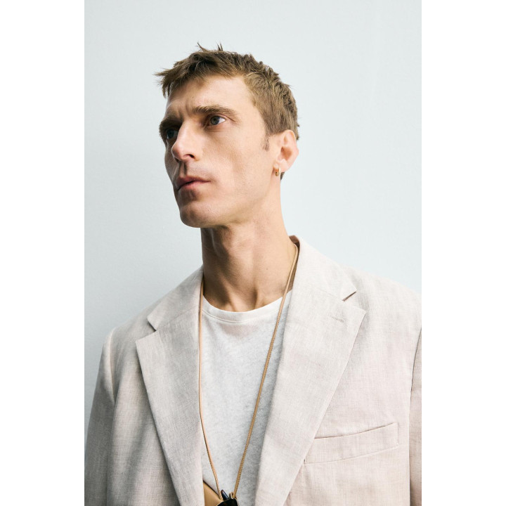 КОСТЮМНЫЙ БЛЕЙЗЕР ИЗ 100% ЛЬНА