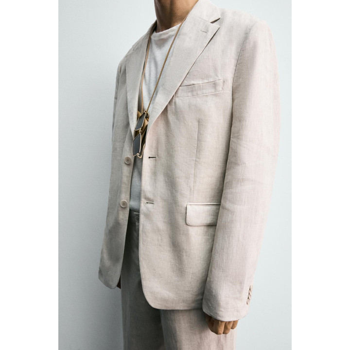 КОСТЮМНЫЙ БЛЕЙЗЕР ИЗ 100% ЛЬНА