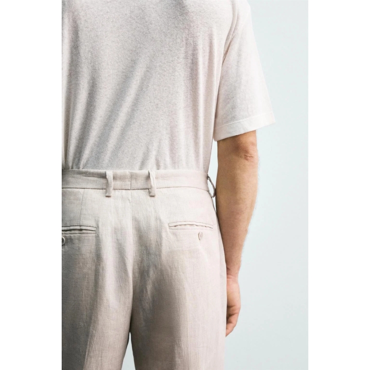 КОСТЮМНЫЕ БРЮКИ ИЗ 100% ЛЬНА