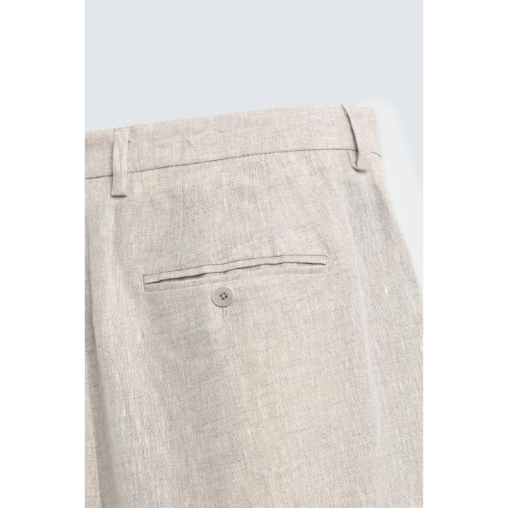 КОСТЮМНЫЕ БРЮКИ ИЗ 100% ЛЬНА