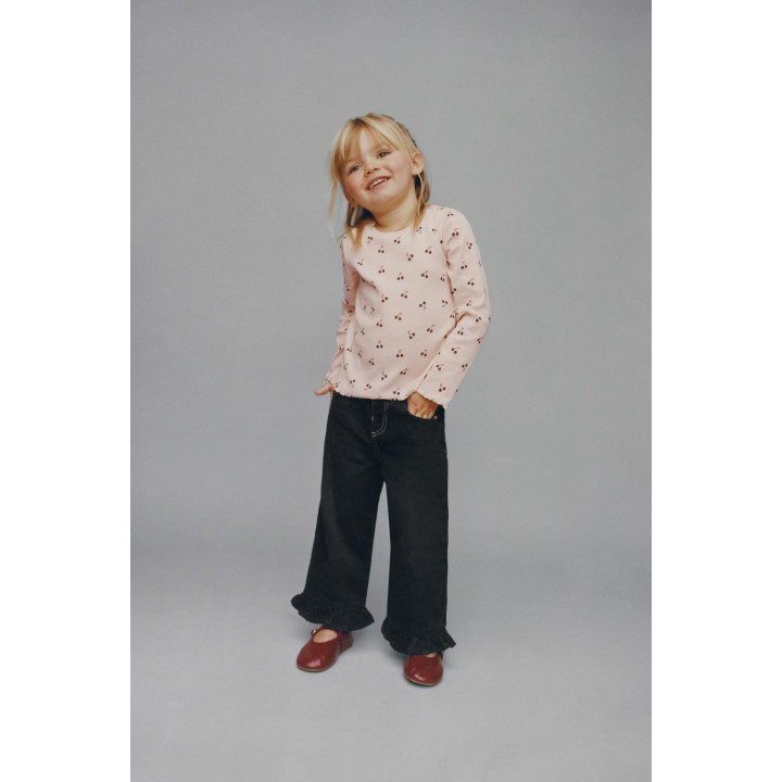 ФУТБОЛКА В РУБЧИК С ПРИНТОМ