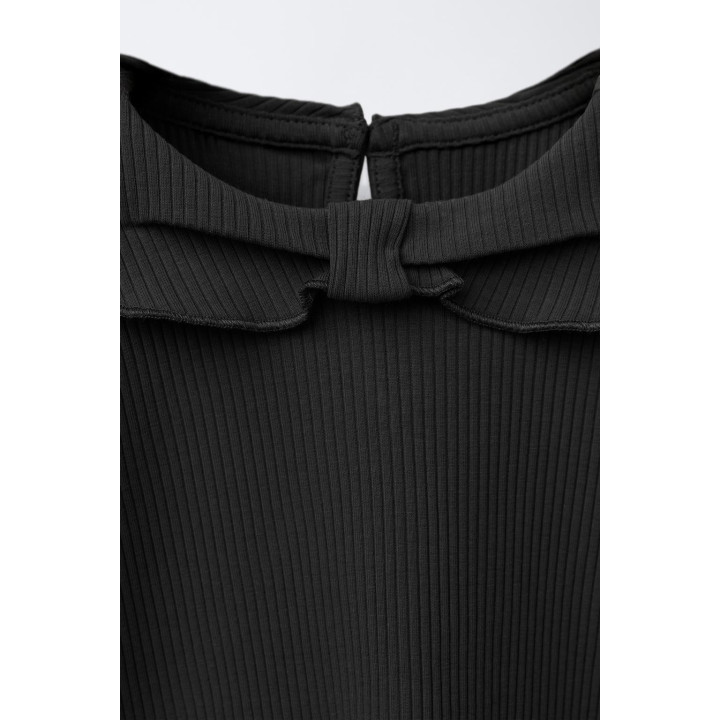 ТОП В РУБЧИК С КРУГЛЫМ ВОРОТНИКОМ