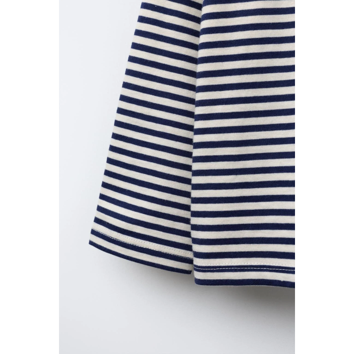 ФУТБОЛКА В ПОЛОСКУ С ТЕКСТОМ