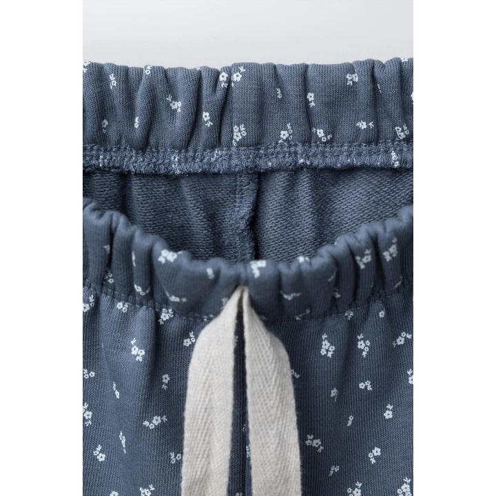 БРЮКИ WIDE LEG ИЗ МЯГКОЙ ТКАНИ С ЦВЕТОЧНЫМ ПРИНТОМ