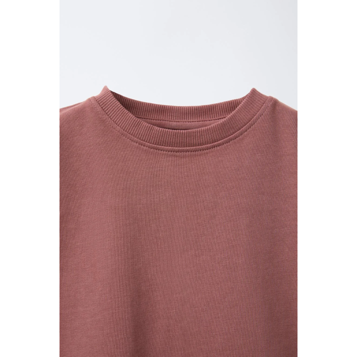 КОМПЛЕКТ ИЗ ОДНОТОННОЙ ФУТБОЛКИ И БРЮК  WIDE LEG