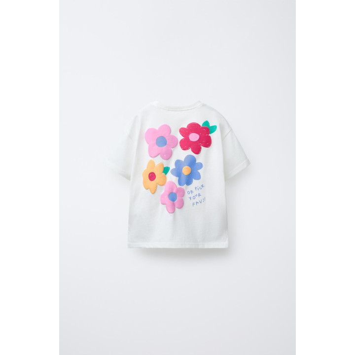 ФУТБОЛКА С РЕЛЬЕФНЫМ ПРИНТОМ