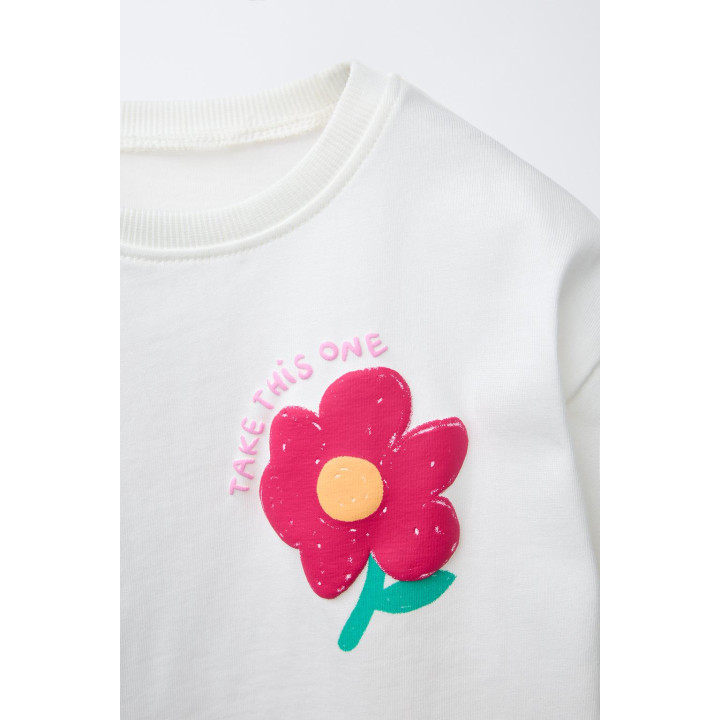 ФУТБОЛКА С РЕЛЬЕФНЫМ ПРИНТОМ